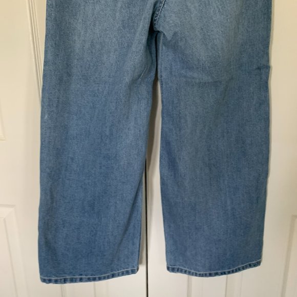 Kathy High Waist Wide Leg Crop Nonstretch Jeans 26 - Picture 4 of 6